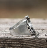 Christmas Elk Stainless Steel Animal Ring | Gthic.com