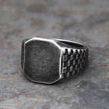 Classic Smooth Stainless Steel Ring | Gthic.com