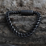 Classic Wheat Ear Chain Stainless Steel Bracelet | Gthic.com