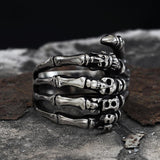 Claw Stainless Steel Skull Ring | Gthic.com