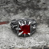 Cool Dragon Claw Stainless Steel CZ Ring | Gthic.com