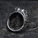 Cool Dragon Claw Stainless Steel CZ Ring | Gthic.com