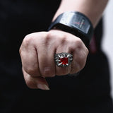 Cool Dragon Claw Stainless Steel CZ Ring | Gthic.com