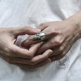Crow Head Stainless Steel Beast Ring - GTHIC