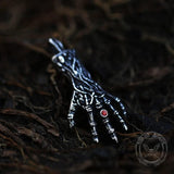 Devil's Hand Stainless Steel Pendant01 | Gthic.com