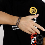 Double Chains Stainless Steel Bracelet 02 | Gthic.com