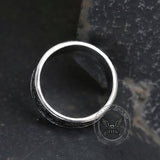 Dragon Head Celtic Knot Stainless Steel Viking Ring