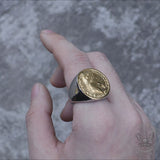 Napoleon Empereur Coin Stainless Steel Ring