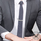 Feather Design Brass Men’s Tie Clip