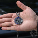 Ferocious Nordic Wolf Stainless Steel Pendant02 | Gthic.com