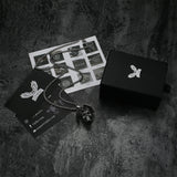 Ciondolo in acciaio inossidabile con teschio di drago volante