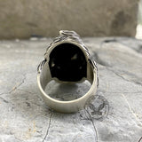 Gangster Sterling Silver Skull Ring 05 | Gthic.com