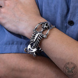 Gothic Body Skull Stainless Steel Bracelet | Gthic.com