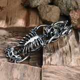 Gothic Body Skull Stainless Steel Bracelet
