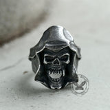 Gothic The Death Skull Stainless Steel Ring | Gthic.com