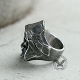 Gothic The Death Skull Edelstahlring