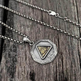 Eye of Providence Sterling Silver Sun God Pendant 03 | Gthic.com