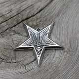 Devil Satan Smile Stainless Steel Pentagram Pendant | Gthic.com