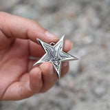 Devil Satan Smile Stainless Steel Pentagram Pendant | Gthic.com