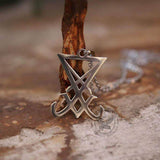 Seal of Lucifer Nephilim Satan Stainless Steel Pendant | Gthic.com