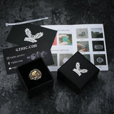 1936 Hobo Nickels Liberty roestvrijstalen schedelring