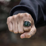 Gothic Crown Stainless Steel CZ Ring | Gthic.com