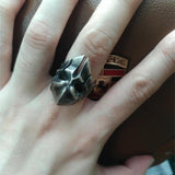 Ridder sterling zilveren schedelring