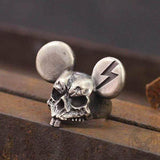 Anello teschio in ottone di Topolino