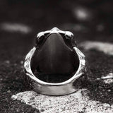 Mythology Odin Wolf Stainless Steel Viking Ring | Gthic.com