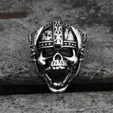 Berserker Stainless Steel Viking Skull Ring