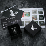 Wild Wolf 316L Stainless Steel Viking Ring - GTHIC