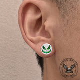 Halloween Pumpkin Stainless Steel Ear Gauges
