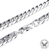 Heavy Polished Cuban Link Chain Stainless Steel Men's Necklace | Gthic.com