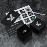 Hemp Cable Pattern Stainless Steel Retro Ring