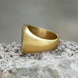 Hexagram 12 Zodiac Sign Stainless Steel Ring