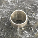 1936 Hobo Nickel Coin Anello teschio in argento sterling