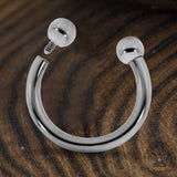 Horseshoe G23 Titanium Zircon Nose Ring
