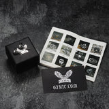 Kolibrie schedel Sterling zilveren oorknopjes