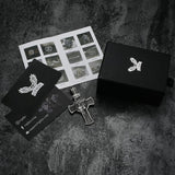 INRI Christian Cross Pure Tin Necklace
