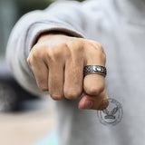 Irish Claddagh Stainless Steel Viking Ring