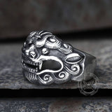 Japanese Demon Stainless Steel Beast Ring - GTHIC