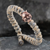 Japanese Oni Alloy 7 Core Paracord Bracelet | Gthic.com