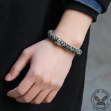 Japanese Oni Alloy 7 Core Paracord Bracelet | Gthic.com