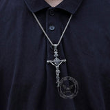 Jesus’ Suffering Stainless Steel Pendant | Gthic.com