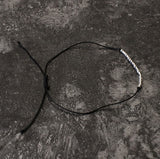 Keep Going Morse Code Sterling Silver Bracelet