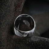 Leviathan Cross Stainless Steel Ring