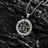 Libra Stainless Steel Pendant 04 | Gthic.com