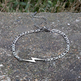 Lightening Stainless Steel Minimalism Bracelet | Gthic.com