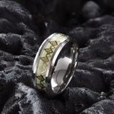 Luminous AG Stainless Steel Masonic Ring 01 | Gthic.com