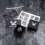 Mandalorian Symbol Sterling Silver Skull Ring